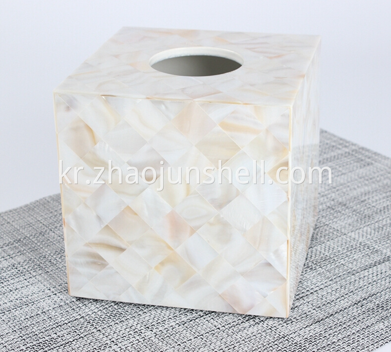 Chinese freshwater shell tissue box